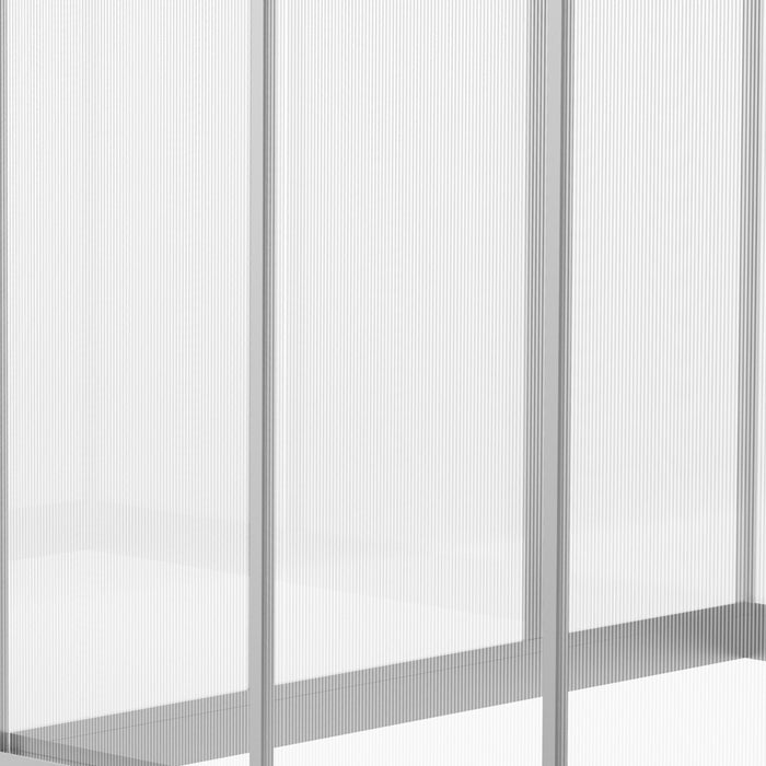 Greenhouse for Winter, 10' L x 6' W Walk-In Polycarbonate Greenhouse