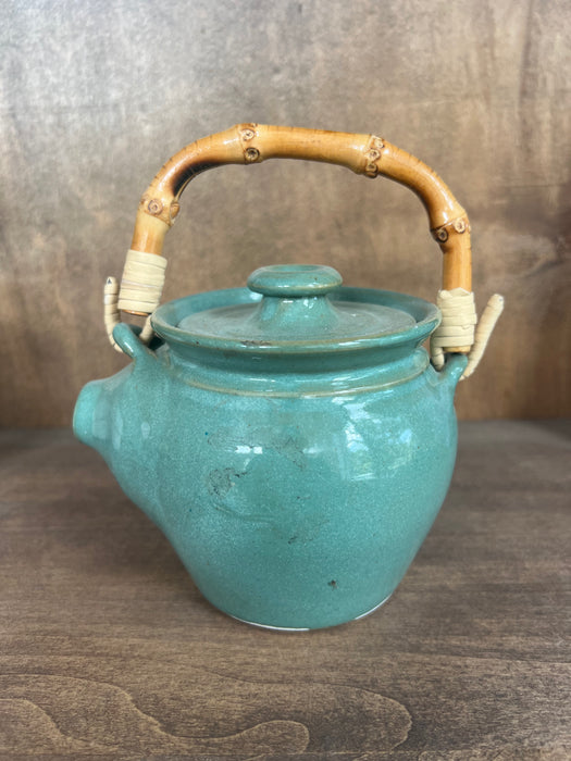 Handmade Blue Clay Pitcher