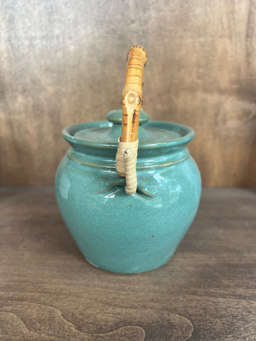 Handmade Blue Clay Pitcher