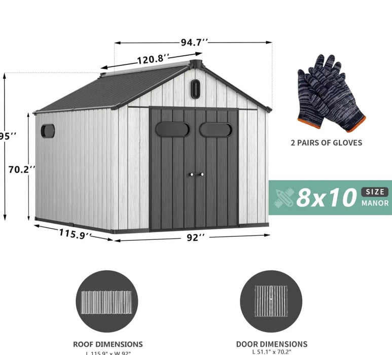 Shed Haven 8'x10' Resin Storage Shed