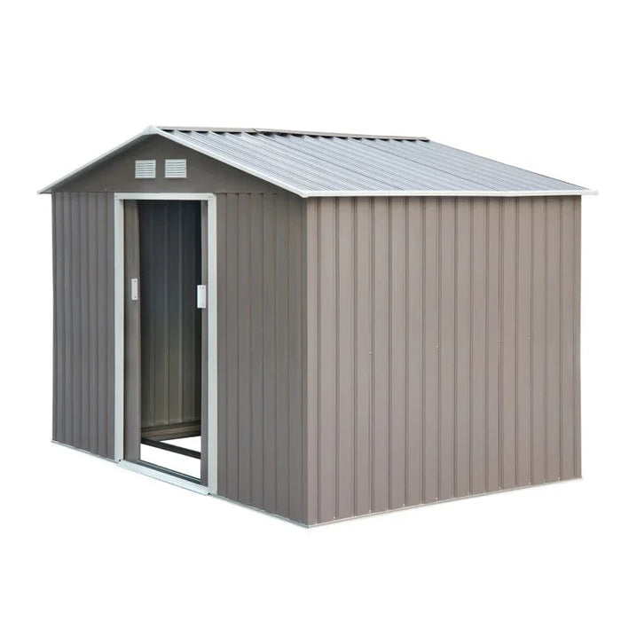 9' x 6.5' x 6.5' Outdoor Backyard Garden Tool Shed - 845-031GY