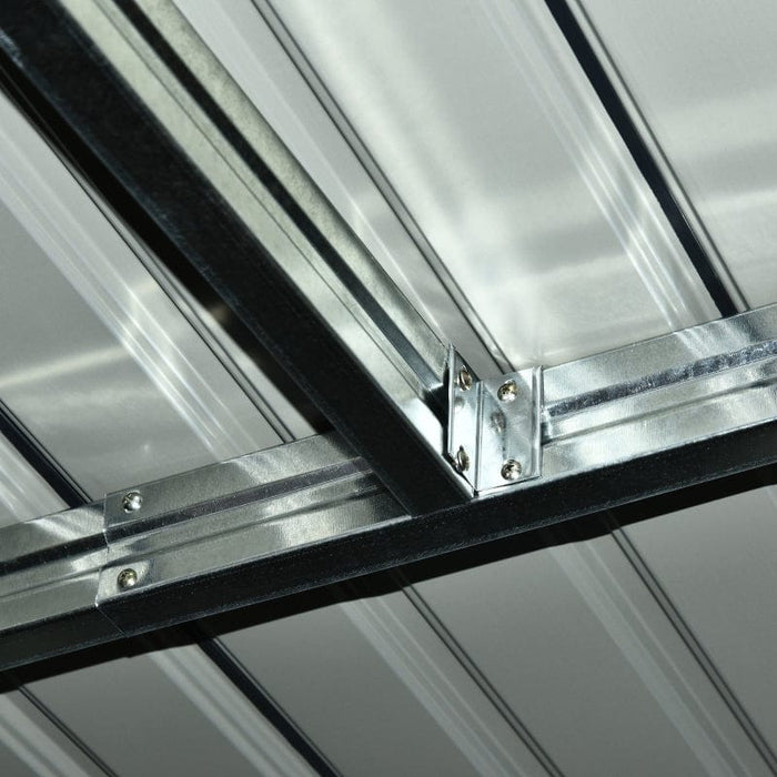 9' x 4.5' x 5.5' Outdoor Rust-Resistant Metal Garden Vented Storage Shed - 845-032CG